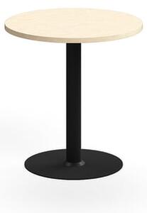 AJ Produkty Stůl VERTICUS, Ø700x720 mm, bříza/černá