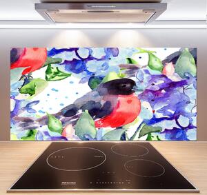 Panel do kuchyně Pták a květiny pksh-57455538