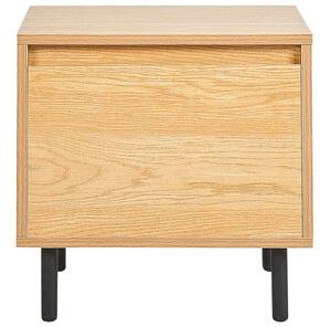 Noční stolek Nikza (světlé dřevo). 1081701