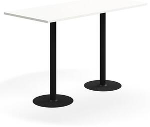 AJ Produkty Barový stůl VERTICUS, 1800x800x1100 mm, bílá/černá