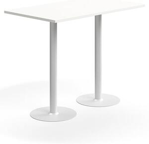 AJ Produkty Barový stůl VERTICUS, 1400x800x1100 mm, bílá
