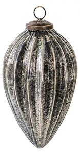Vánoční cetka černá 9*17 cm – 9x17 cm