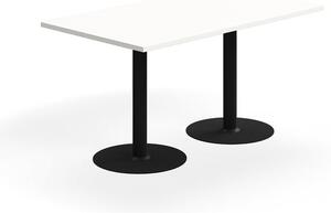 AJ Produkty Stůl VERTICUS, 1400x800x720 mm, bílá/černá