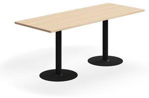AJ Produkty Stůl VERTICUS, 1800x700x720 mm, dub/černá