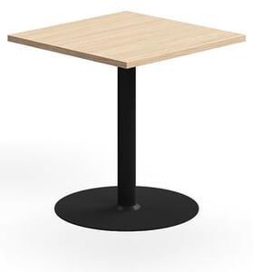 AJ Produkty Stůl VERTICUS, 700x700x720 mm, dub/černá