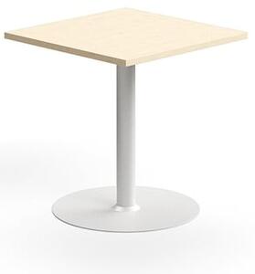 AJ Produkty Stůl VERTICUS, 700x700x720 mm, bříza/bílá