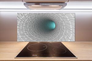 Skleněný panel do kuchynské linky Tunel 3D pksh-57665681