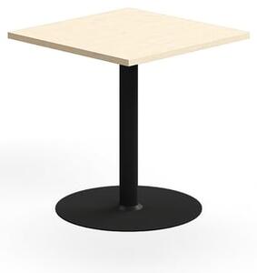 AJ Produkty Stůl VERTICUS, 700x700x720 mm, bříza/černá