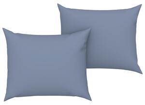 Livarno Home Mako saténové potahy na polštáře, 50 x 60 cm, 2 kusy (modrá) (100340756003)
