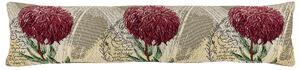 Boma Trading Ozdobný těsnicí polštář do oken Chryzantéma fialová, 90 x 20 cm