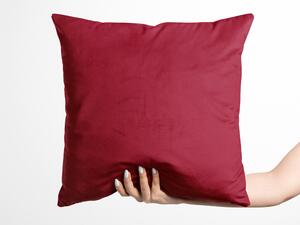 Biante Sametový povlak na polštář Velvet Premium SVP-007 Malinově červený 40 x 60 cm