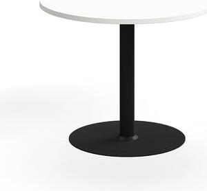 AJ Produkty Stůl VERTICUS, Ø900x720 mm, bílá/černá