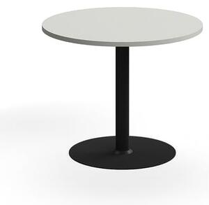 AJ Produkty Stůl VERTICUS, Ø900x720 mm, světle šedá/černá