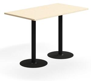 AJ Produkty Barový stůl VERTICUS, 1400x800x900 mm, bříza/černá