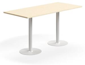 AJ Produkty Barový stůl VERTICUS, 1800x800x900 mm, bříza/bílá