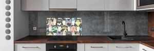 Panel do kuchyně Kočky v brýlích pksh-58024892
