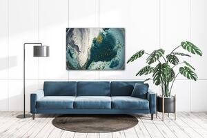Impresi Obraz Abstrakt modrý - 70 x 50 cm