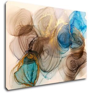 Impresi Obraz Abstrakt s modrým detailem - 70 x 50 cm