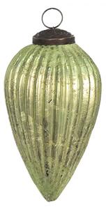 Vánoční cetka zelená 7*12 cm – 7x12 cm