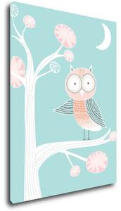 Impresi Obraz Owl on a tree - 30 x 40 cm