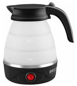 Skládací rychlovarná konvice cestovní 0,5l, Brock, 800W, z pružného silikonu, 230V
