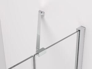 CERANO - Sprchový kout Marino L/P - chrom, transparentní sklo - 100x100 cm - křídlový