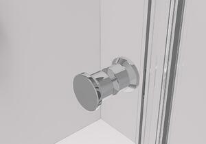 Cerano Marino Duo, sprchový kout 110(dveře) x 110(dveře), 6mm čiré sklo, chromový profil, CER-CER-422916