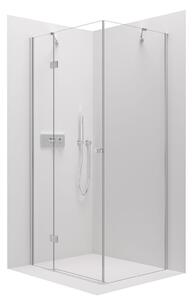 Cerano Marino, sprchový kout 110(dveře) x 90(stěna) x 190 cm, 6mm čiré sklo, chromový profil, CER-CER-422790