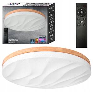 Stropní Svítidlo kulatý XUDO 50 x 8,5 cm béžový, bílý