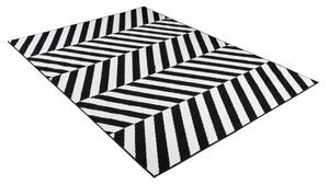 Makro Abra Moderní kusový koberec CHEAP T236B černý bílý Rozměr: 250x300 cm