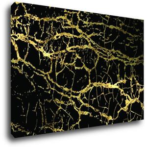 Impresi Obraz Mramor černo-zlatý - 60 x 40 cm