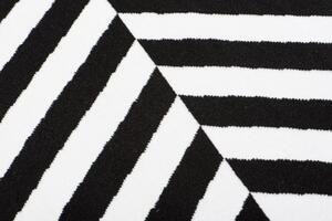 Makro Abra Moderní kusový koberec CHEAP T236B černý bílý Rozměr: 250x300 cm