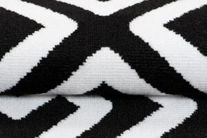 Makro Abra Moderní kusový koberec CHEAP T242B černý bílý Rozměr: 300x400 cm