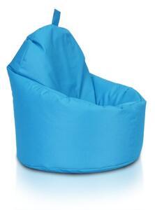 Sedací vak Yoko ekokůže / polyester TiaHome - světle modrá
