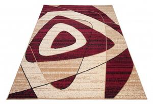 Makro Abra Moderní kusový koberec CHEAP K858B krémový červený Rozměr: 200x300 cm