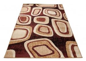 Makro Abra Kusový koberec CHEAP D314A hnědý Rozměr: 80x150 cm
