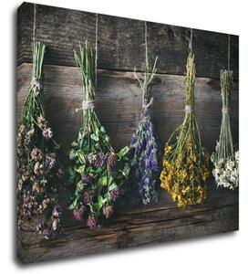Impresi Obraz Suché květiny - 90 x 70 cm