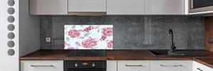 Skleněný panel do kuchyně Pivoňky pksh-59030871