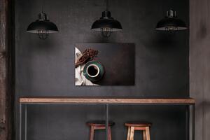 Impresi Obraz Modrý šálek kávy - 70 x 50 cm
