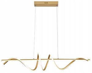 Závěsná zlatá LED lampa Serpent Reality 339701-09