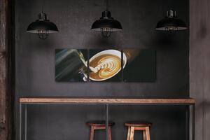 Impresi Obraz Káva capuccino - 90 x 30 cm (3 dílný)
