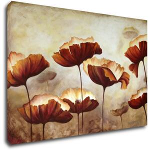 Impresi Obraz Malované květiny - 90 x 60 cm