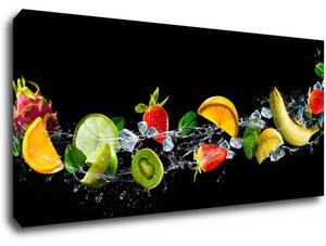 Impresi Obraz Ovoce ve vodě - 90 x 40 cm