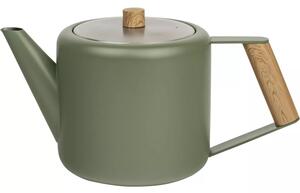 BREDEMEIJER Boston Konvice na čaj s dvojitou stěnou, objem: 1,10 litru, výška: 150 mm, zelená