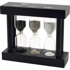 BREDEMEIJER Čajová minutka, výška: 79 mm, délka: 91 mm, šířka: 30 mm, černá