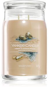 Yankee Candle Amber & Sandalwood vonná svíčka 567 g