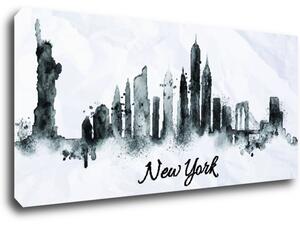 Impresi Obraz New York panorama - 90 x 40 cm