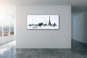Impresi Obraz Paříž panorama - 90 x 40 cm