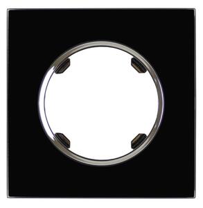Elhard Skleněný jednoduchý rámeček Rondo Glass, černý RG3101B