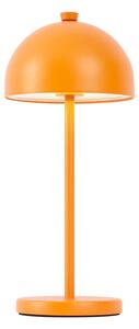Stolní lampa oranžová vč. LED IP54 dobíjecí s nabíjecí stanicí - Squirrel